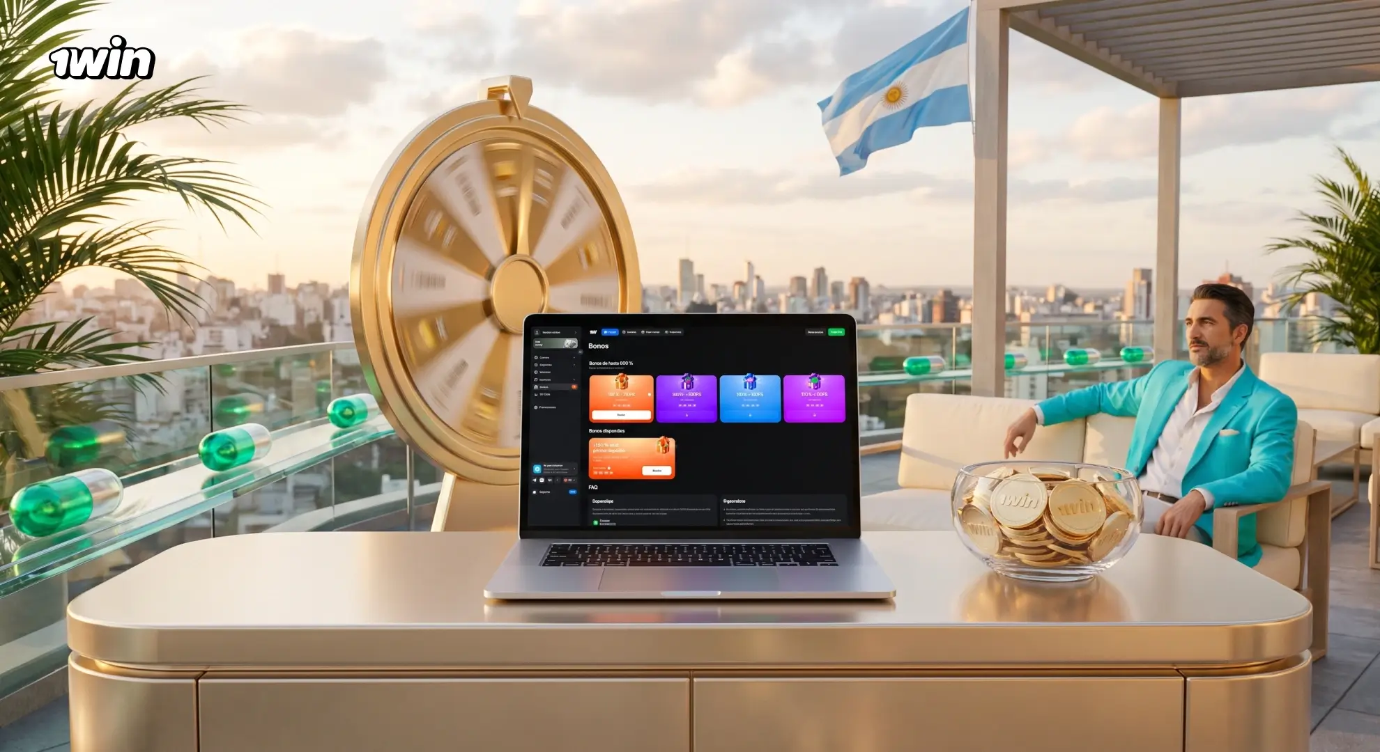 Cómo activar el bono de bienvenida en 1win Argentina